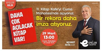 EFELER 11’İNCİ KİTAP KAFESİNE KAVUŞUYOR