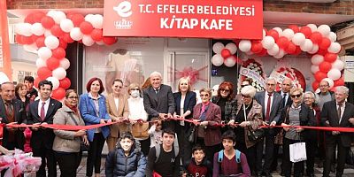 EFELER’DE 18’İNCİ KİTAP KAFE AÇILDI
