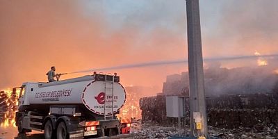 EFELER'DEN YANGIN SÖNDÜRME ÇALIŞMALARINA DESTEK