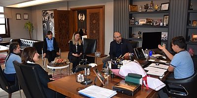  Germencik Belediye Başkanlığı koltuğunu çocuklar devraldı