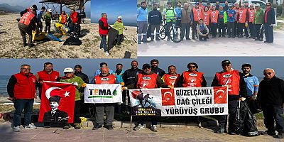  Güzelçamlı Sahili Nefes Aldı: TEMA Gönüllüleri Doğaya 