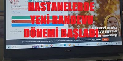Hastanelerde yeni randevu dönemi: İşte detaylar