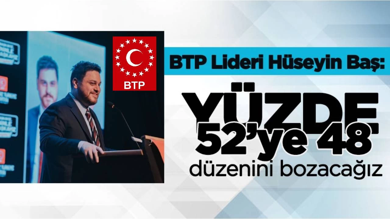 Hüseyin Baş: Yüzde 52 'ye 48 düzenini bozacağız