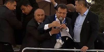 İmamoğlu'nun Erzurum Mitingine Taşlı Saldırı