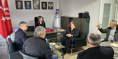 İYİ Partili Bekir Aydın Disk İl Başkanlığını Ziyaret Etti