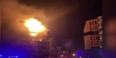 İzmir'de Folkart sitesinde büyük yangın