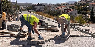 KADINLAR DENİZİ MAHALLESİ'NDE 2 BİN METREKARELİK YOL YENİLEME ÇALIŞMASI BAŞLADI