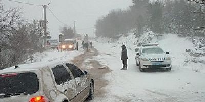 Kar görmek için gittiler, mahsur kaldılar