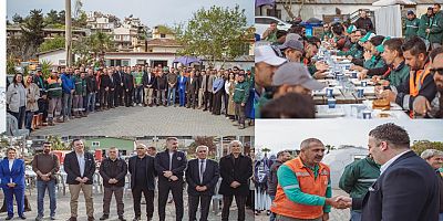 KUŞADASI BELEDİYE BAŞKAN VEKİLİ DEMİRTAŞ’TAN PARK VE BAHÇELER PERSONELİNE  SABAH ZİYARETİ