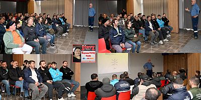 KUŞADASI BELEDİYESİ TEMİZLİK İŞLERİ MÜDÜRLÜĞÜ PERSONELİNE ‘GÜVENLİ SÜRÜŞ EĞİTİMİ’