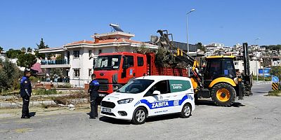 Kuşadası Belediyesi Zabıta Müdürlüğü Çevre Koruma Ekibi Denetimlerde