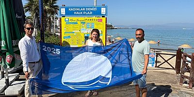 Kuşadası’nın 25 plaj ve bir marinasını Mavi Bayraklar süslemeye başladı