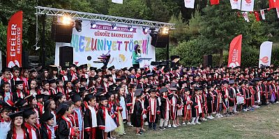 Minikler, mezuniyet heyecanını Pınarbaşı Mesire Alanı’nda düzenlenen coşkulu bir törenle yaşadı