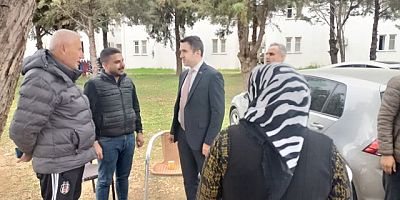 Müdür Turan, depremzedelerin acılarına ortak oldu