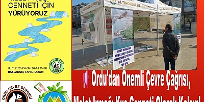 Ordu'dan Önemli Çevre Çağrısı: Melet Irmağı Kuş Cenneti Olarak Kalsın!