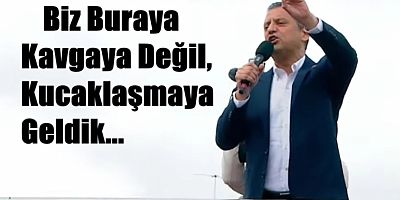 Özgür Özele Konya'da Büyük Sevgi Seli