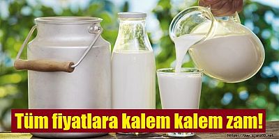 Tüm Fiyatlara Kalem Kalem Zam!