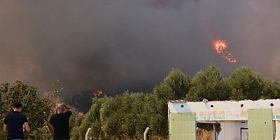 Yangınlar sürerken Germencik Belediyesi de önlemlerini arttırdı