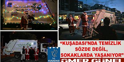 YENİ YILDA NOEL BABA’DAN ÇOCUKLARA ŞEKER, BÜYÜKLERE ÇEVRE MESAJI