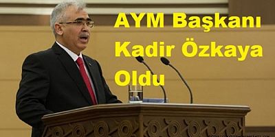 Yüksek Yargıda Sürpriz İsim: Kadir Özkaya yeni başkan oldu